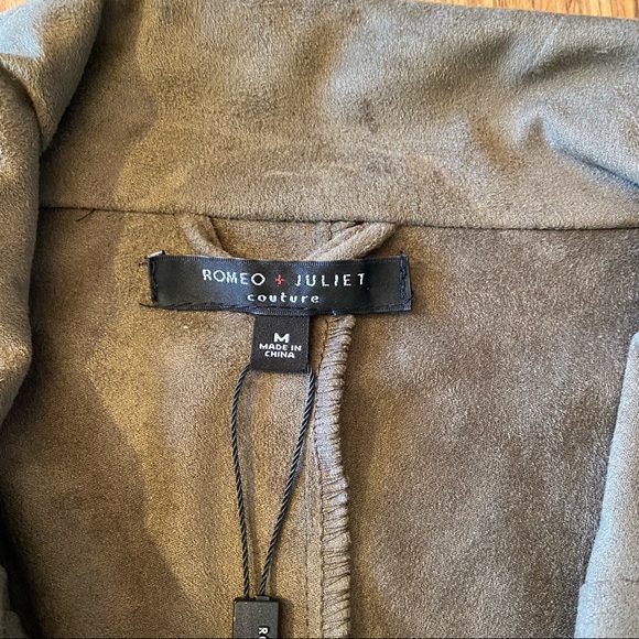 NWT Romeo & Juliet Couture Suede Jacket - Picture 2 of 9